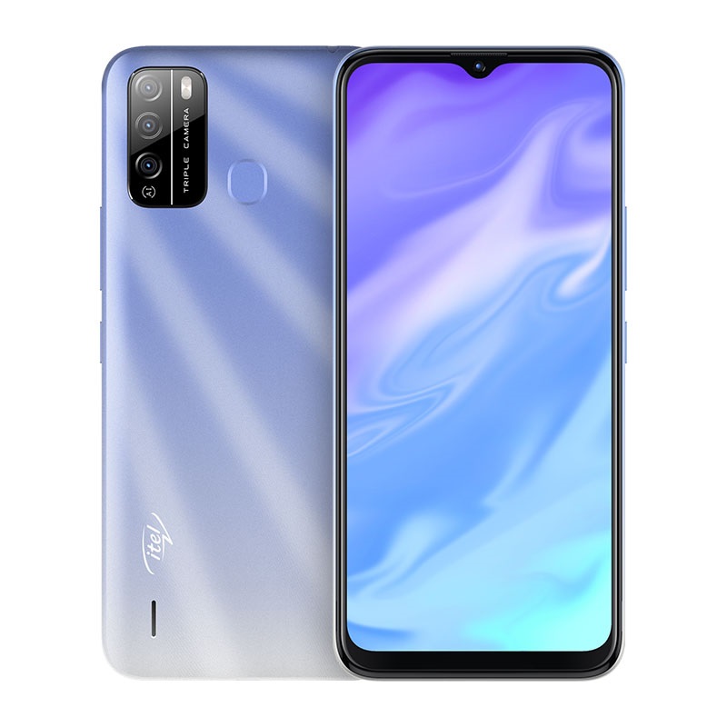 itel Vision 1 Pro in Ice Crystal Blue.