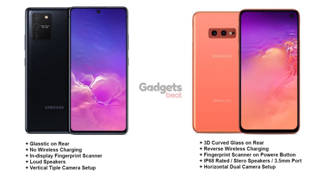 Samsung-Galaxy-S10-Lite-vs-Samsung-Galaxy-S10e-Design-and-Build