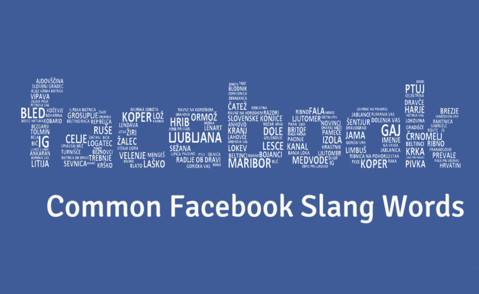 List of Common Facebook Slang Words, Full Forms For Chatting and Status Messages